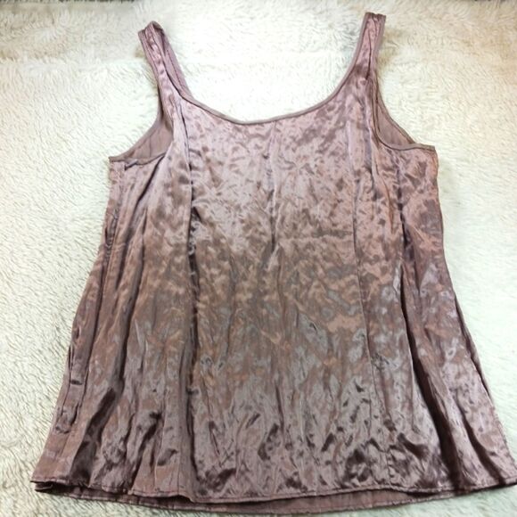NWOT J. Crew Metallic Silk Smocked Tunic Top Tank Women's 12P Whimsygoth. Femine - Picture 7 of 7